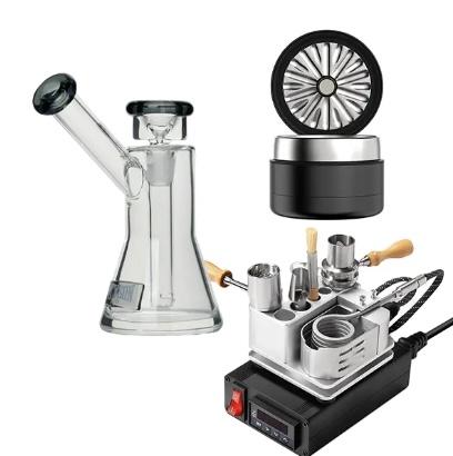 Vaporizers Direct One Hit Wonder Ball Vape + Tyson 2.0 Bubbler + Flower Mill Bundle