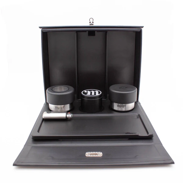 Vaporizers Direct MYSTER LIMITED EDITION BLACKED OUT STASHTRAY BUNDLE