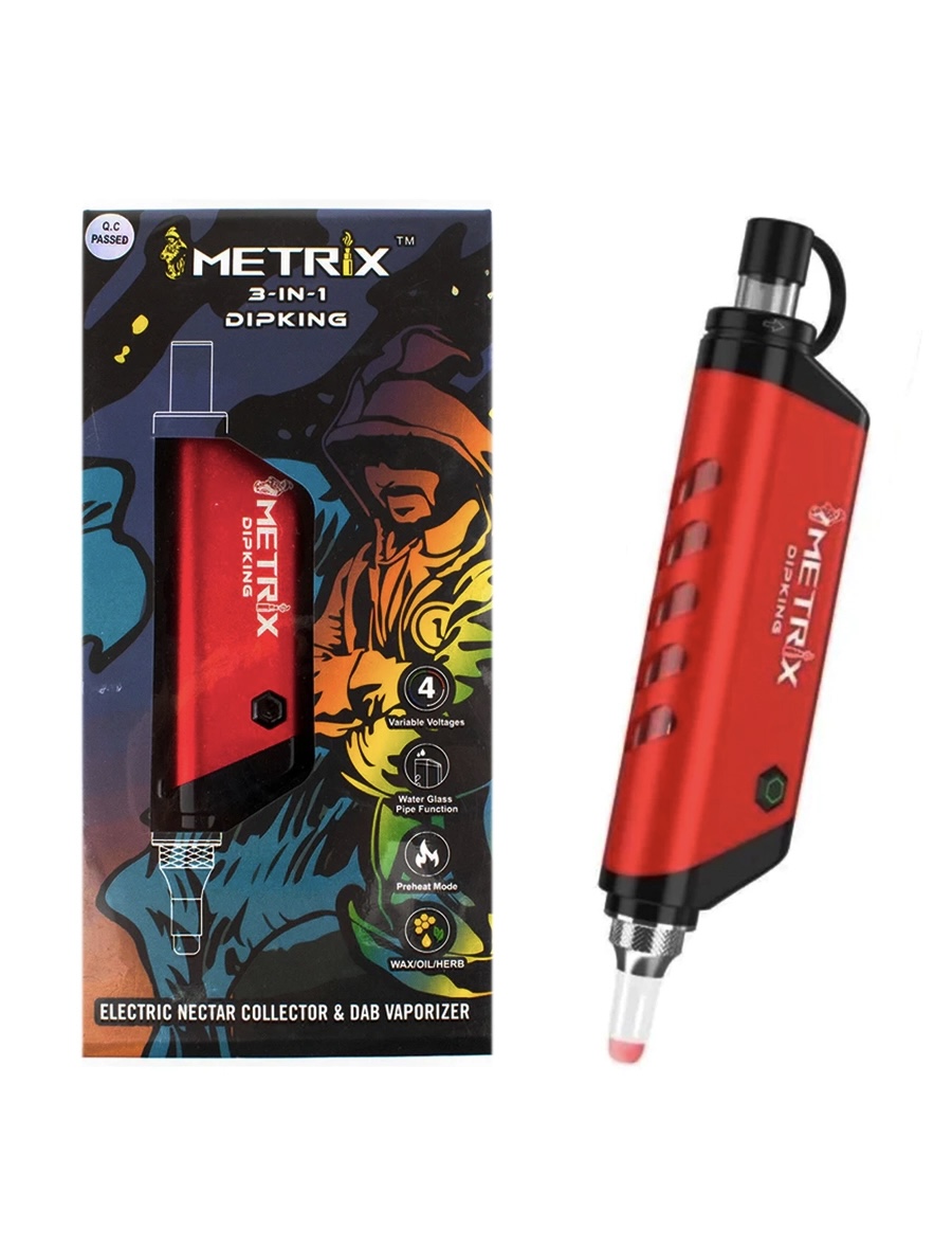 Metrix Metrix 3-In-2 DipKing Electric Nectar Collector & Dab Vaporizer
