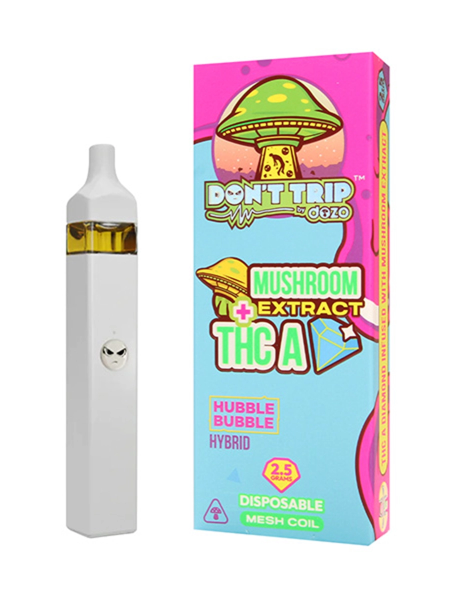 Magic Mushrooms Hubble Bubble Dozo Mushroom Extract + THC-A Disposable 2.5G