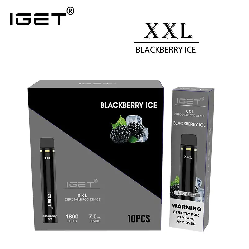 Vaporizers Direct iGET® XXL – Blackberry ice (10PCs)