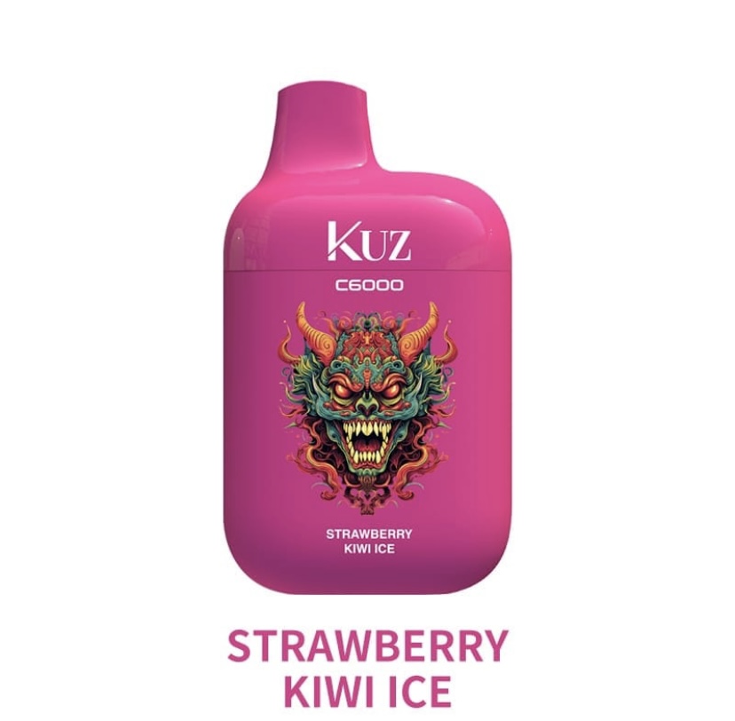 KUZ KUZ C6000 PUFFS – STRAWBERRY KIWI ICE
