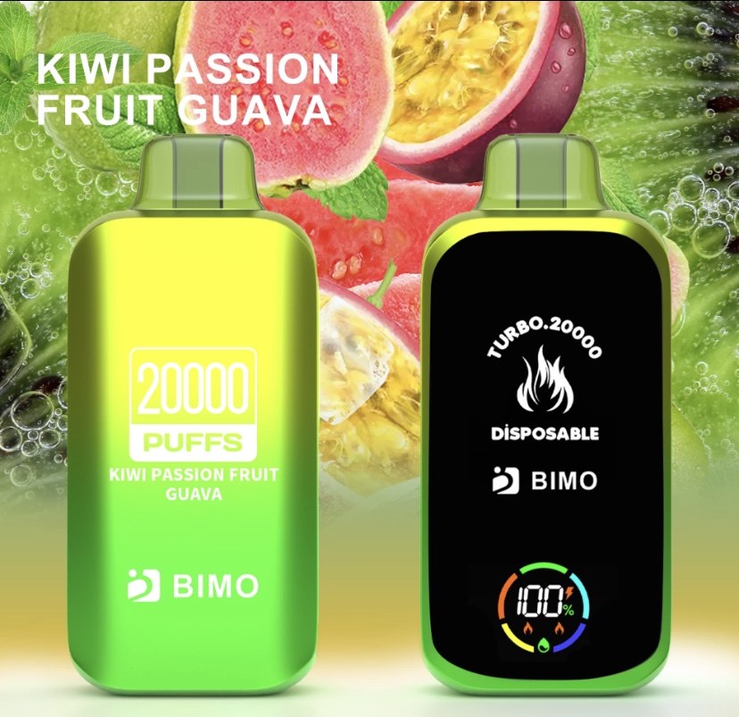 BIMO BIMO Turbo 20000 Puffs – Passion Fruit Kiwi Guava