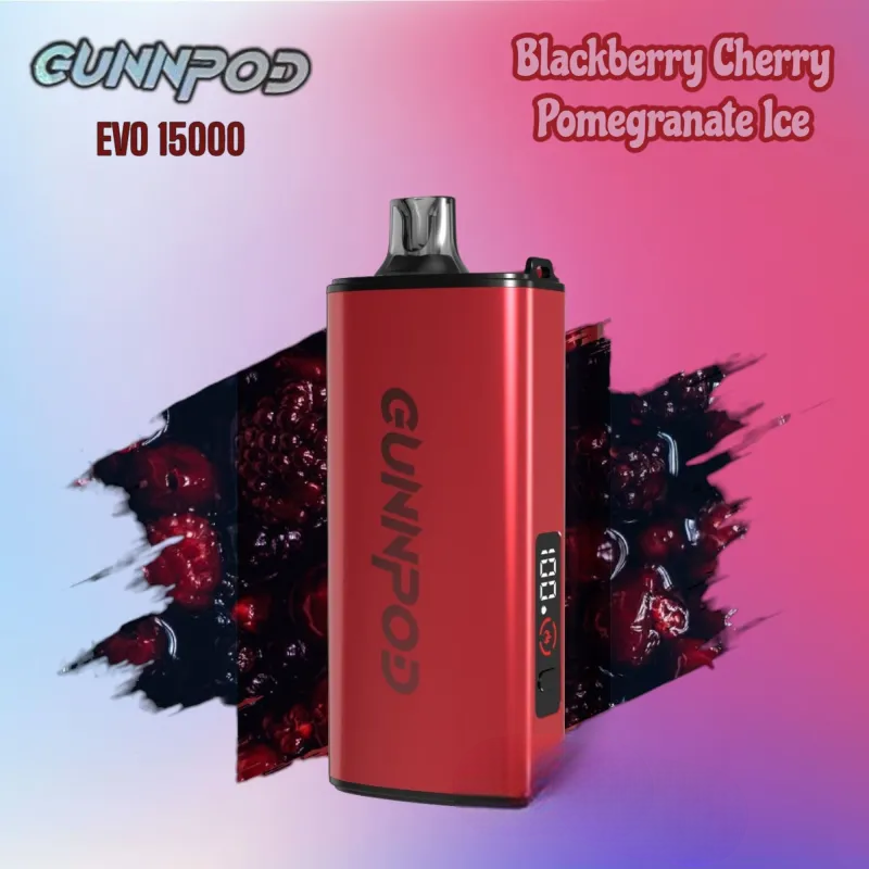 Gunnpod Gunnpod EVO BlackBerry Cherry Pomegranate ice 15000