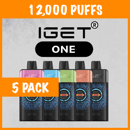 Vaporizers Direct 5 PACK – IGET ONE – 12000 PUFFS