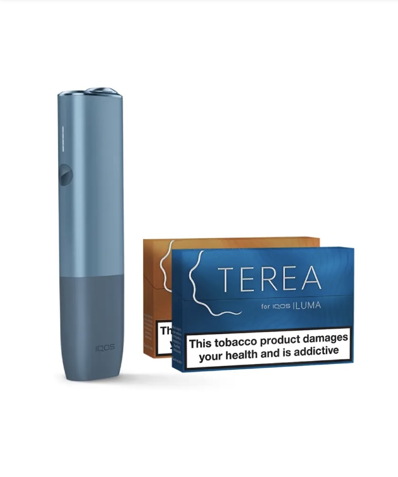 IQOS IQOS ILUMA One Kit  Azure Blue & Two Packs of Terea