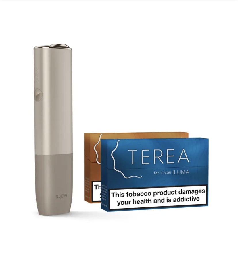 IQOS IQOS ILUMA ONE Kit - Pebble Beige  & Two Packs of Terea