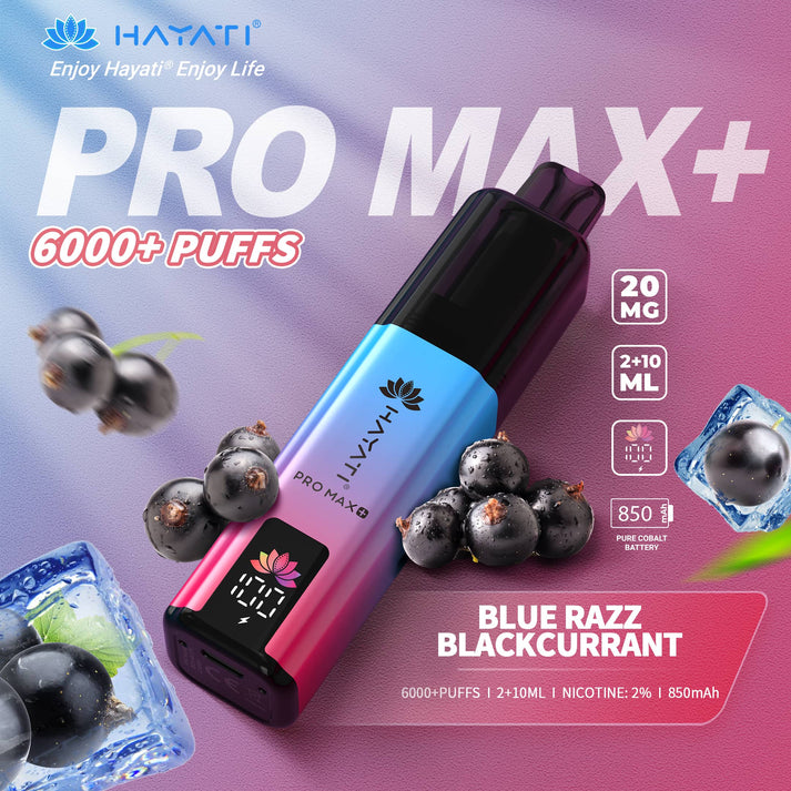 Hayati Hayati  Pro Max Plus Blue Razz Black Currant