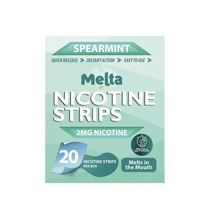 Melta Melta Nicotine Strips - Spearmint