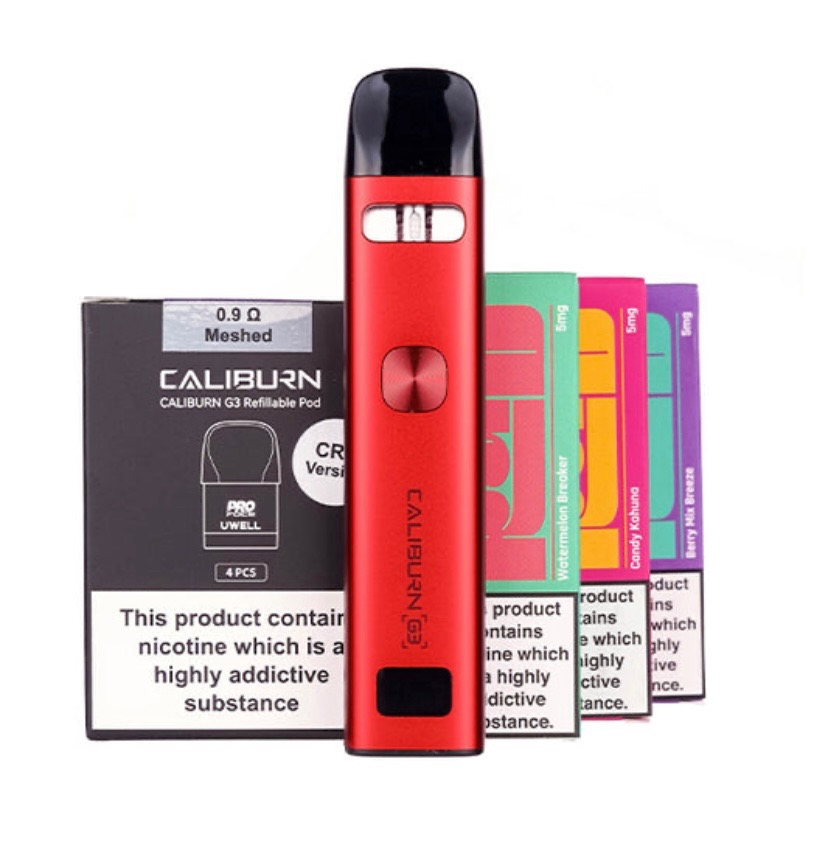 Vaporizers Direct Uwell Caliburn G3 Pod Kit Bundle