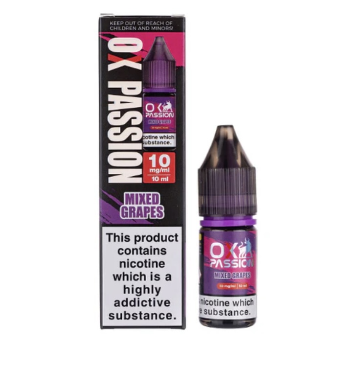 Mixed Mixed Grapes Nic Salt E-Liquid by Oxva Ox Passion