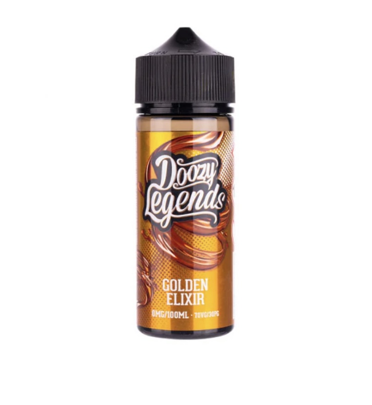 Golden Golden Elixir 100ml Shortfill E-Liquid by Doozy Legends