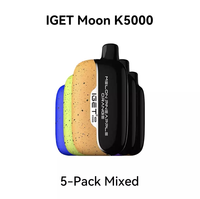 Vaporizers Direct IGET Moon K5000 Hot 5 Pack