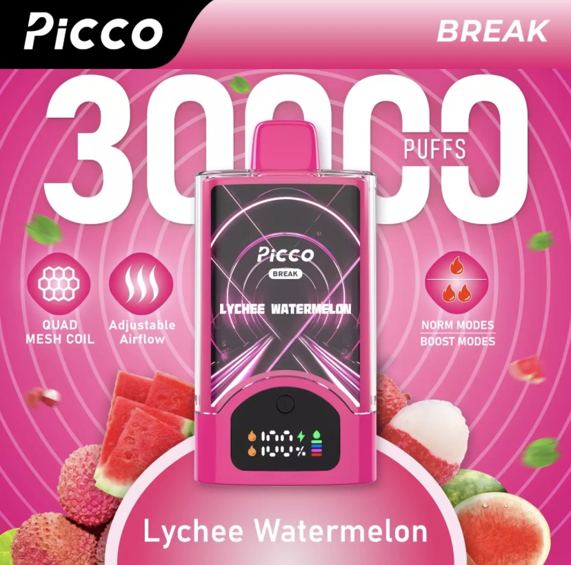 Picco Picco Break 30000 Puffs – Lychee watermelon