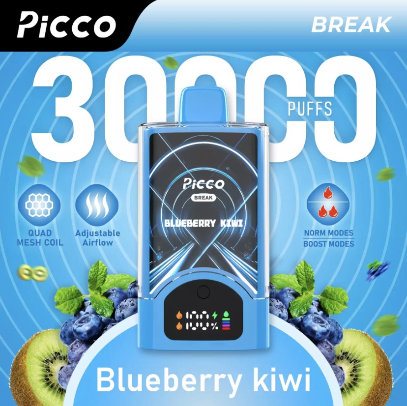 Picco Picco Break 30000 Puffs – Blueberry Kiwi