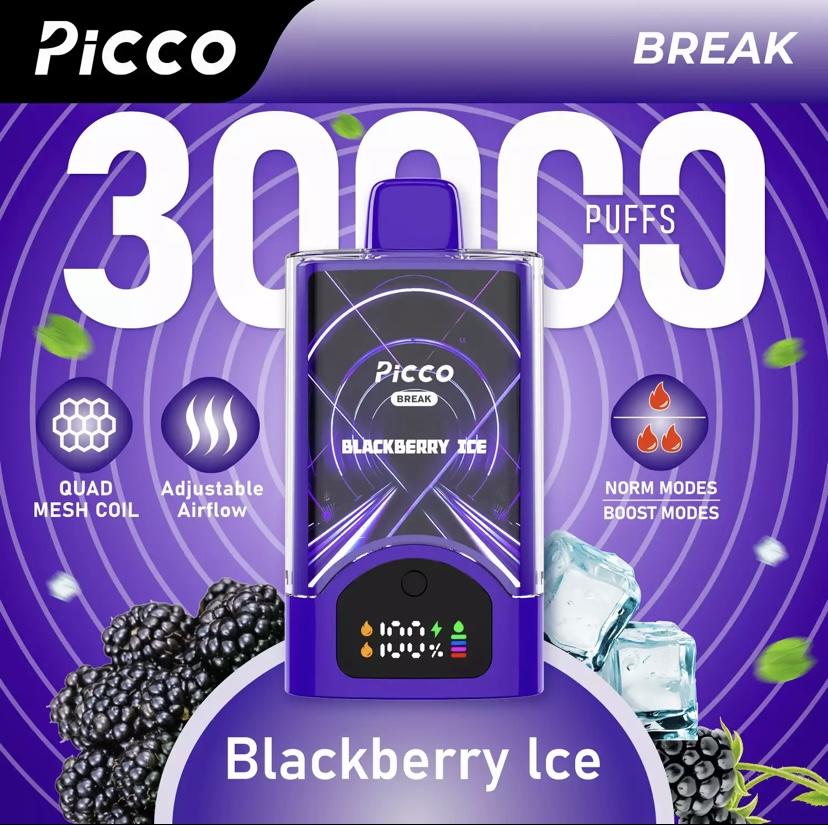 Picco Picco Break 30000 Puffs – Blackberry Ice