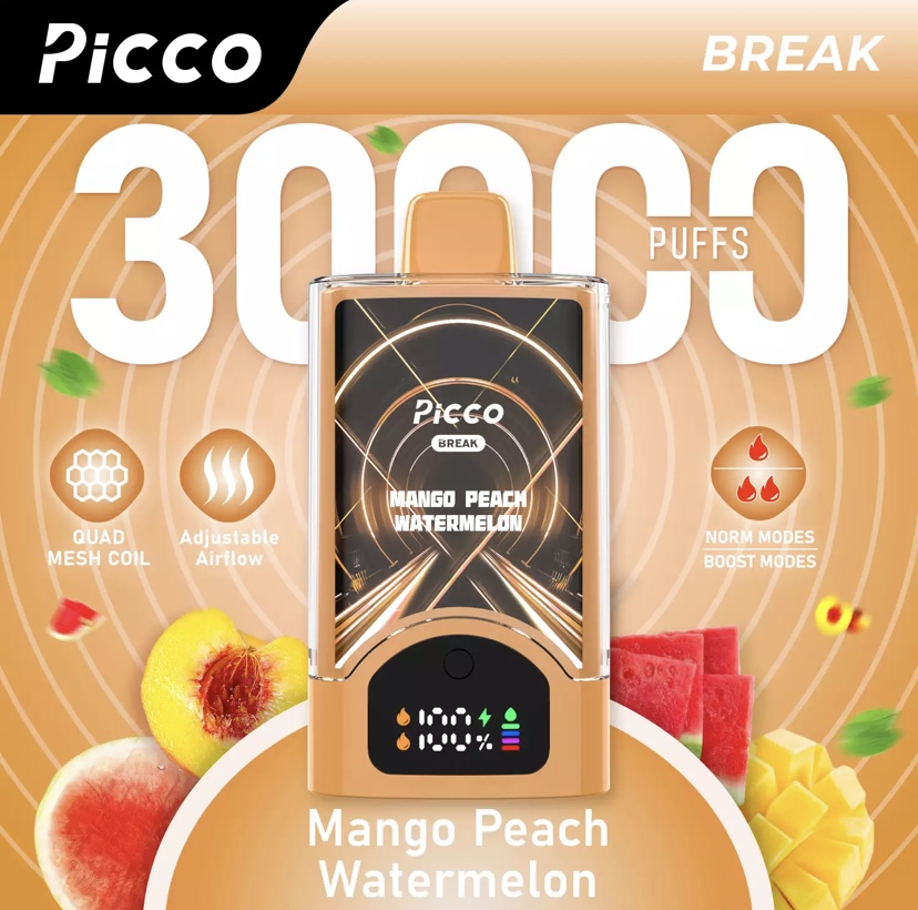 Picco Picco Break 30000 Puffs – Mango Peach watermelon