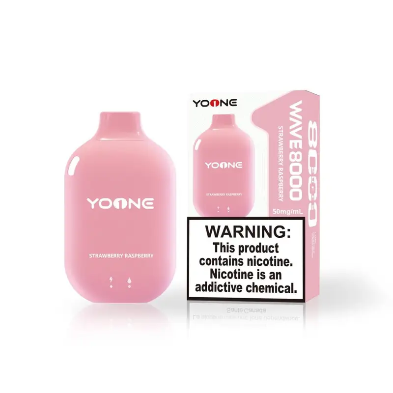 YOONE YOONE WAVE 9000 PUFF – STRAWBERRY RASPBERRY