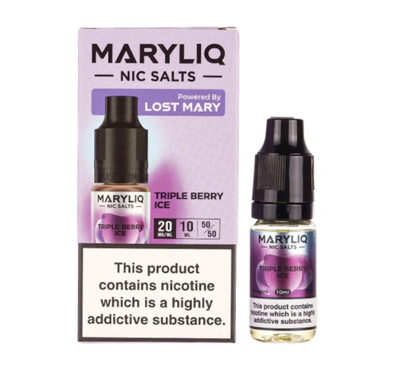 Triple Triple Berry Ice Nic Salt E-Liquid by Lost Mary Maryliq