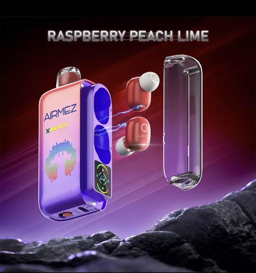 Airmez Airmez Xbeats 40000 Puffs – Raspberry Peach Lime