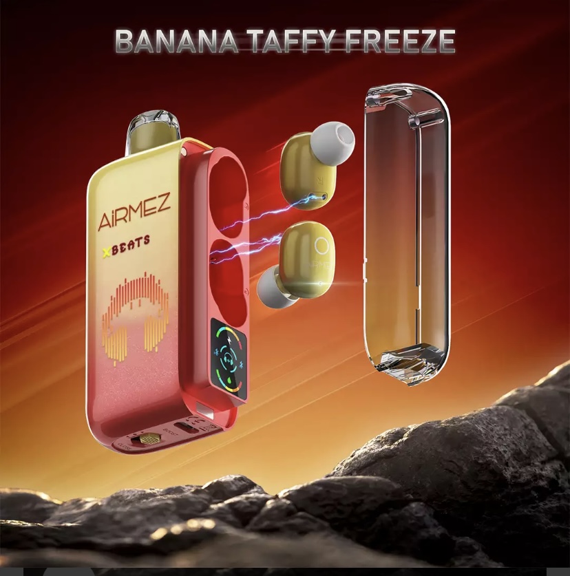 Airmez Airmez Xbeats 40000 Puffs – Banana Taffy Freeze