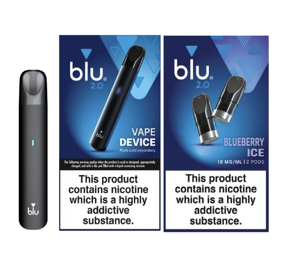 Blu Blu 2.0 Blueberry Ice Starter Bundle